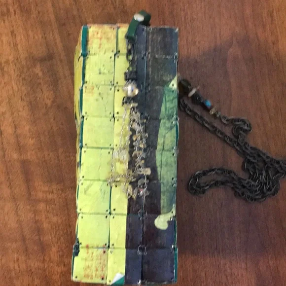 Uniquely Hand Painted Crossbody Bag - Picture 6 of 11